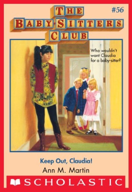 Book cover for "Keep Out, Claudia!" by Ann M. Martin