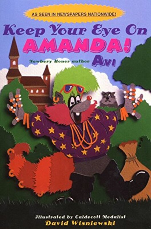 Book cover for "Keep Your Eye on Amanda!" by Avi