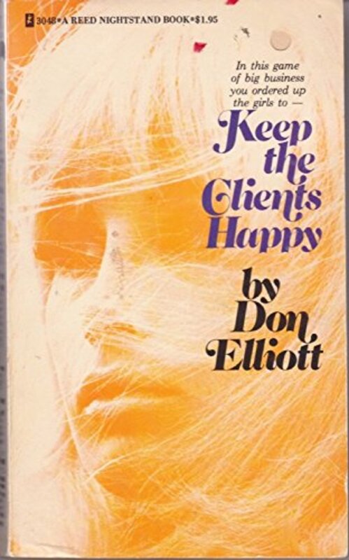 Book cover for "Keep the Clients Happy" by Robert Silverberg