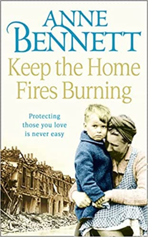 Book cover for "Keep the Home Fires Burning" by Anne Bennett