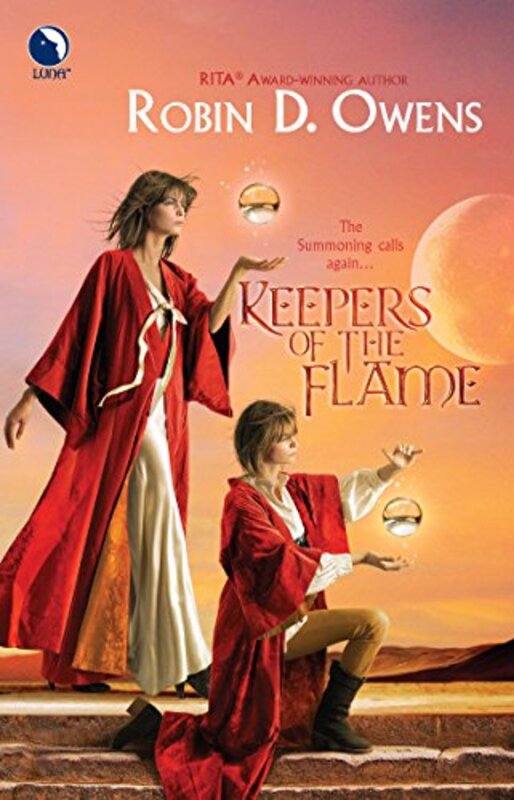 Book cover for "Keepers of the Flame" by Robin D Owens