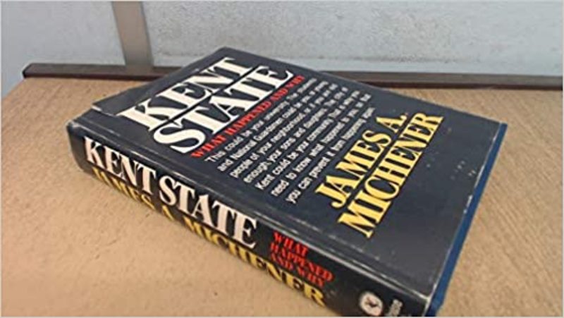Book cover for "Kent State" by James A. Michener