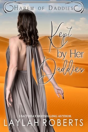 Book cover for "Kept by her Daddies" by Laylah Roberts