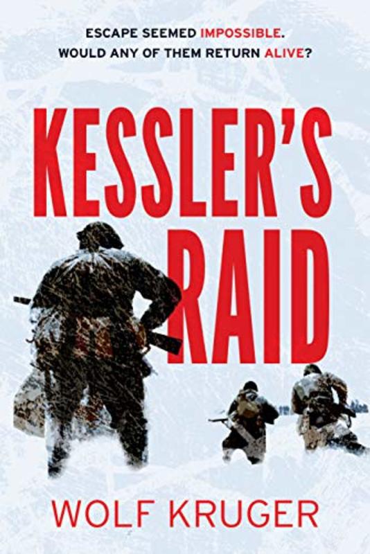 Book cover for "Kessler's Raid" by Shaun Hutson