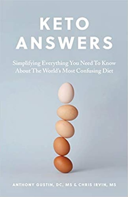 Book cover for "Keto Answers" by Anthony Gustin