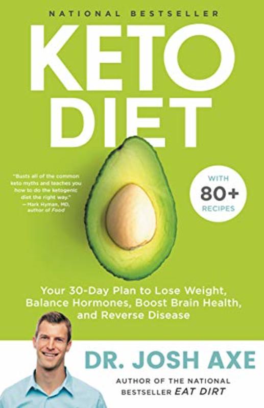 Book cover for "Keto Diet" by Josh Axe