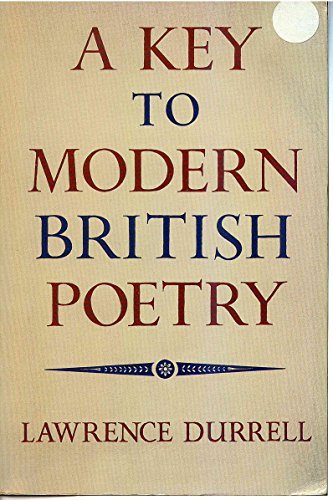 Book cover for "Key to Modern British Poetry" by Lawrence Durrell