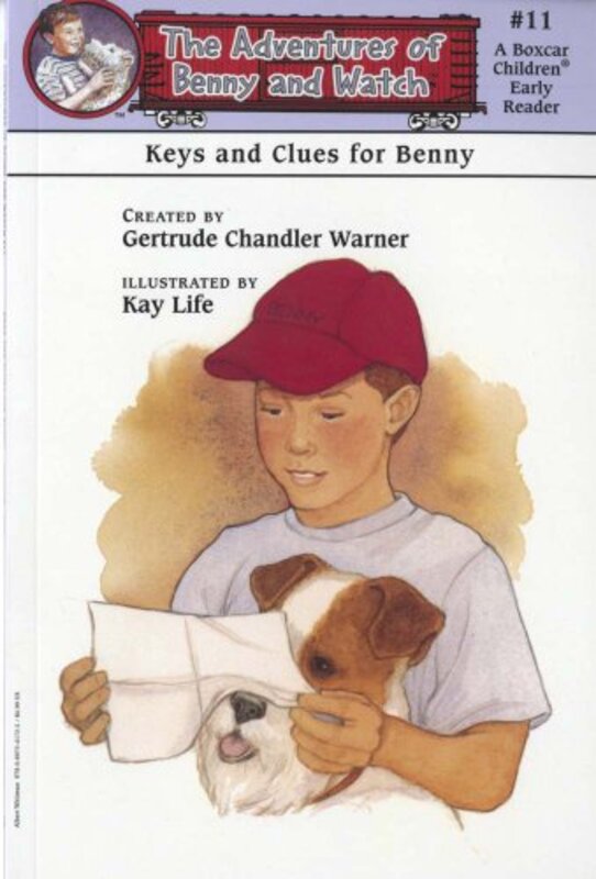 Book cover for "Keys and Clues for Benny" by Gertrude Chandler Warner