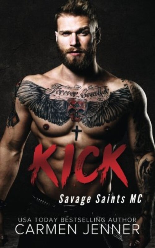 Book cover for "Kick" by Carmen Jenner
