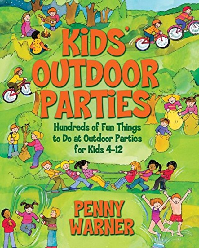 Book cover for "Kids Outdoor Parties" by Penny Warner
