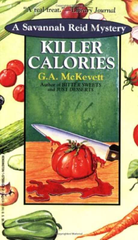 Book cover for "Killer Calories" by G. A. McKevett