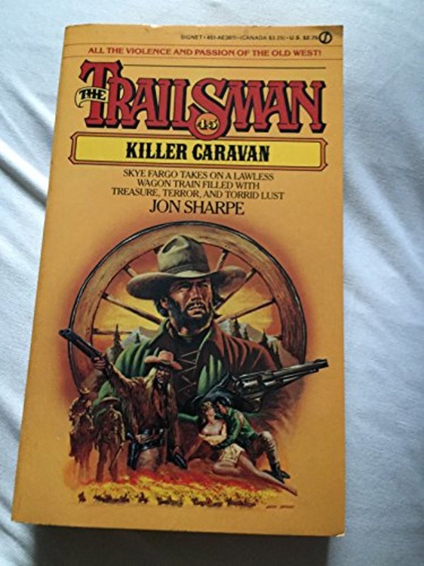 Book cover for "Killer Caravan" by Jon Sharpe