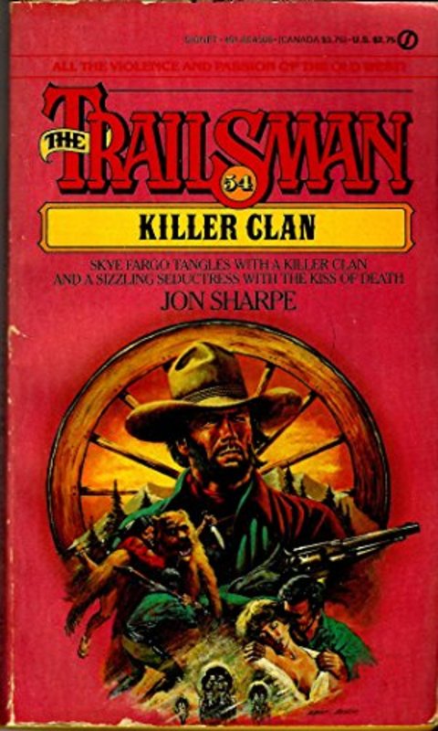 Book cover for "Killer Clan" by Jon Sharpe