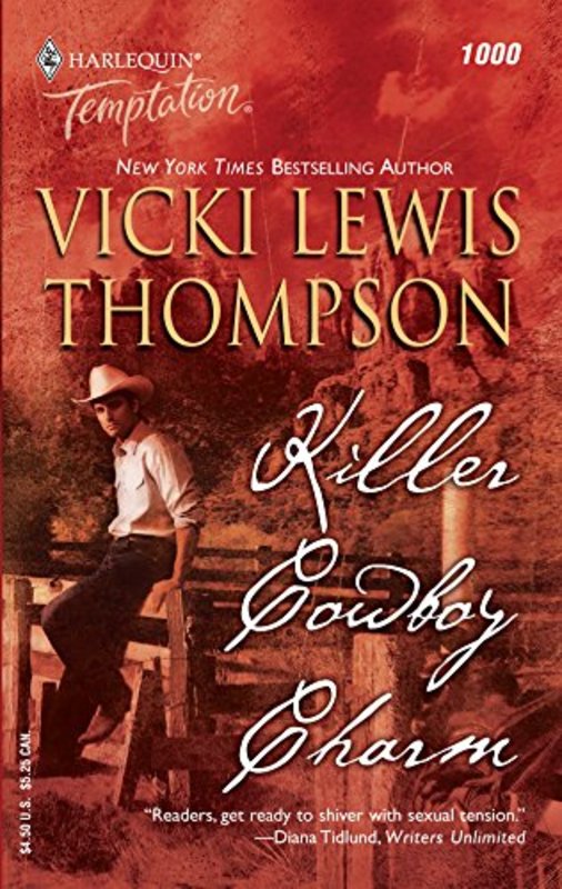 Book cover for "Killer Cowboy Charm" by Vicki Lewis Thompson