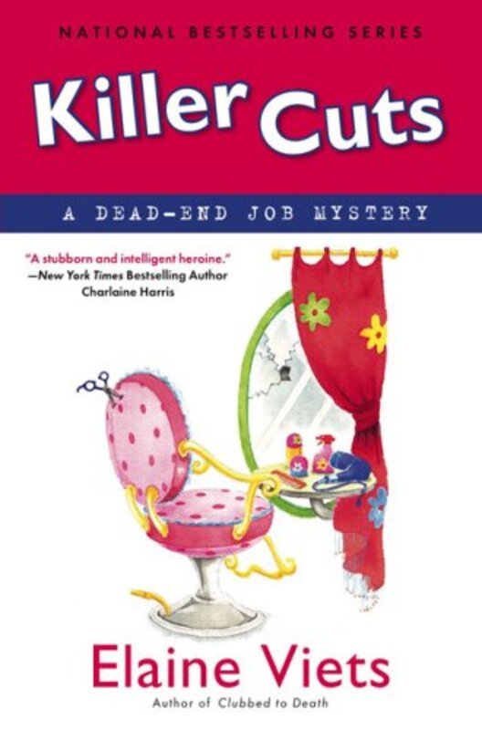 Book cover for "Killer Cuts" by Elaine Viets