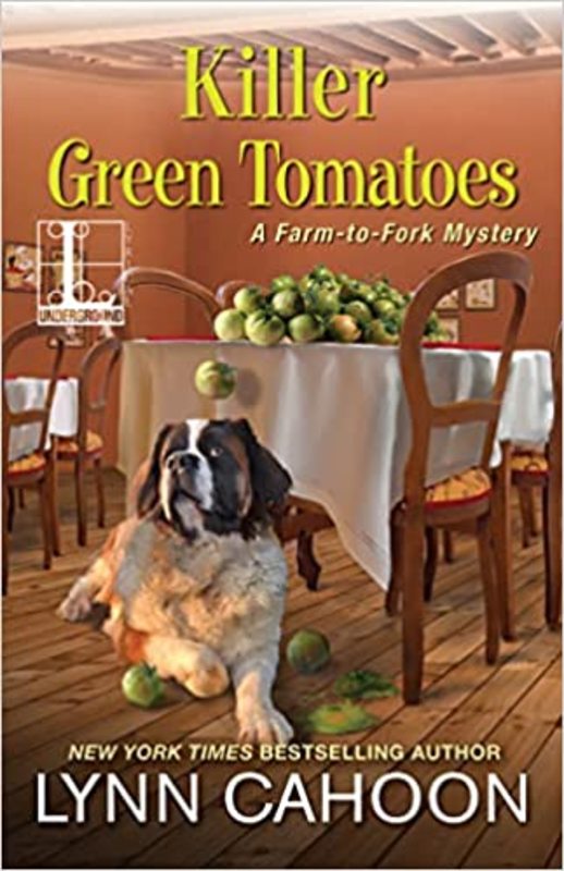 Book cover for "Killer Green Tomatoes" by Lynn Cahoon