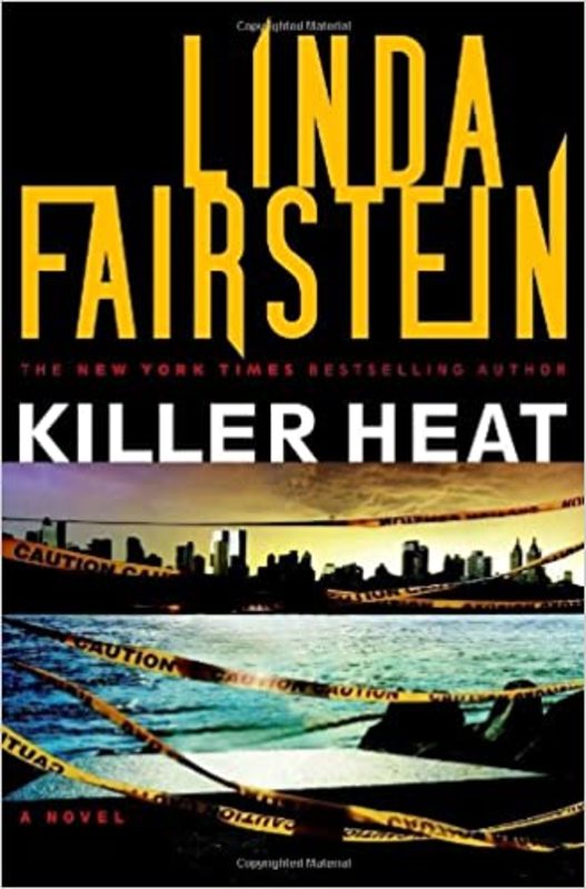 Book cover for "Killer Heat" by Linda Fairstein