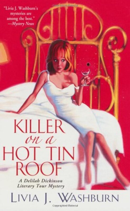 Book cover for "Killer On A Hot Tin Roof" by Livia J Washburn