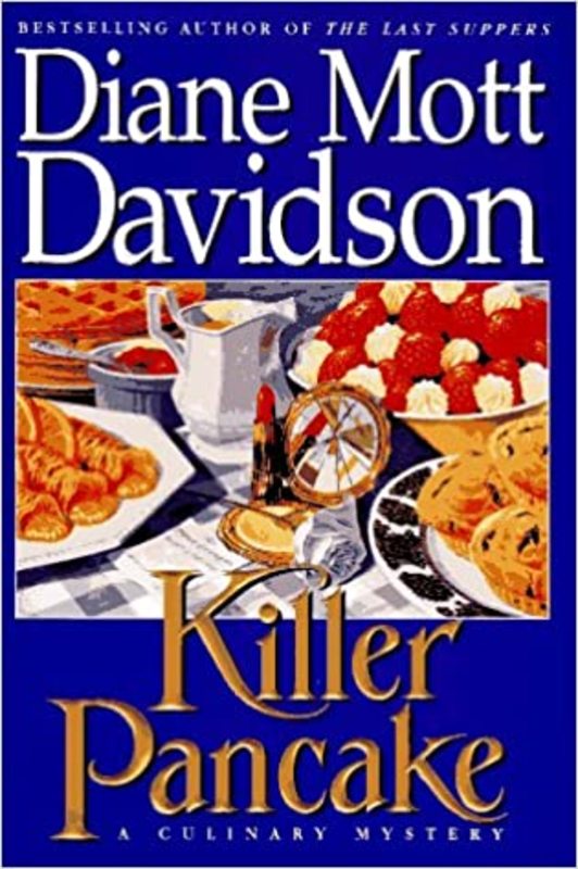 Book cover for "Killer Pancake" by Diane Mott Davidson