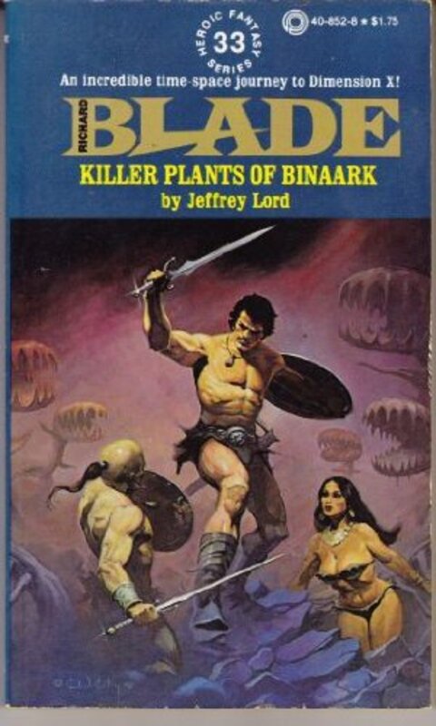 Book cover for "Killer Plants of Binaark" by Jeffrey Lord