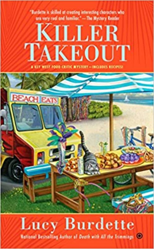 Book cover for "Killer Takeout" by Lucy Burdette