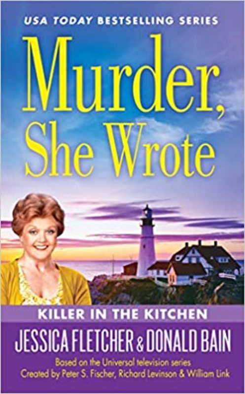 Book cover for "Killer in the Kitchen" by Jessica Fletcher