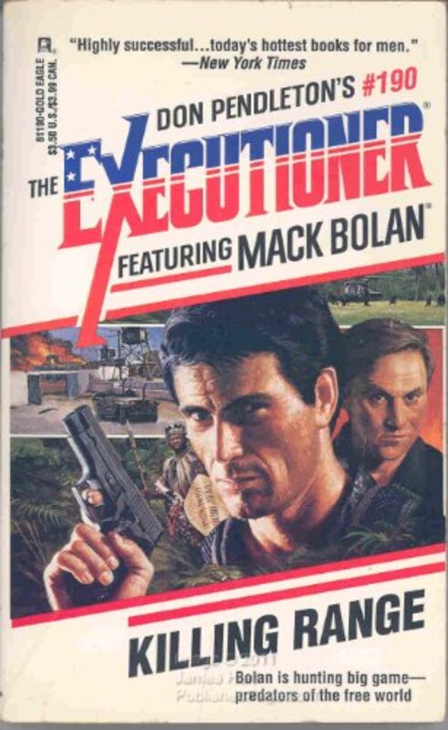 Book cover for "Killing Range" by Don Pendleton