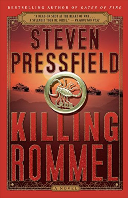Book cover for "Killing Rommel" by Steven Pressfield