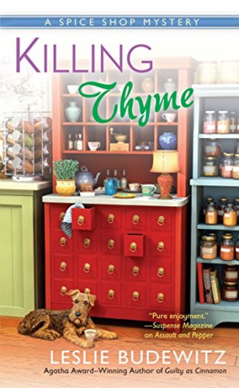 Book cover for "Killing Thyme" by Leslie Ann Budewitz