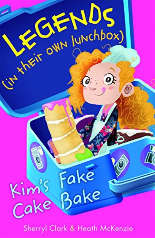 Book cover for "Kim's Fake Cake Bake" by Sherryl Clark
