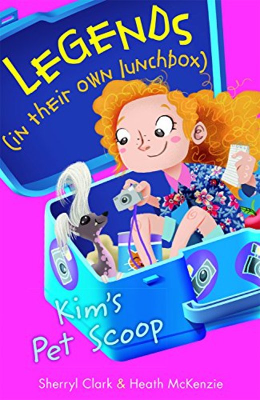 Book cover for "Kim's Pet Scoop" by Sherryl Clark