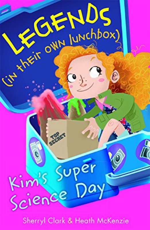 Book cover for "Kim's Super Science Day" by Sherryl Clark