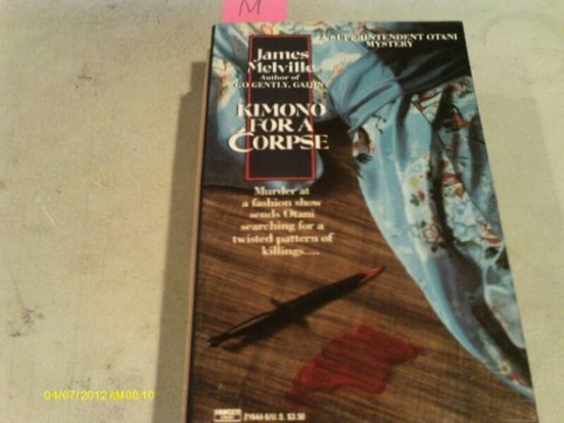 Book cover for "Kimono for a Corpse" by James Melville