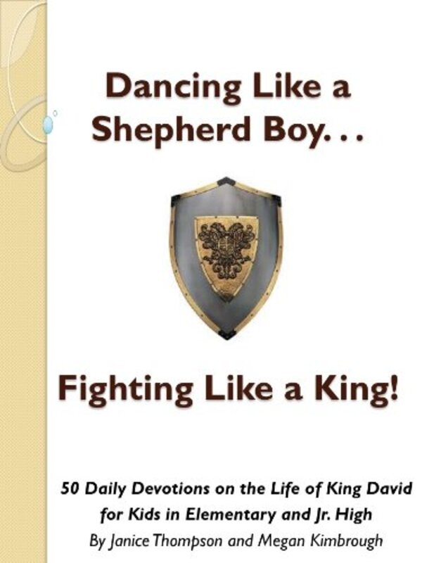 Book cover for "King David Bible Study for Kids" by Janice Thompson
