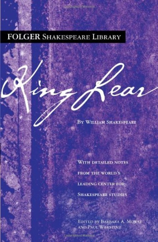 Book cover for "King Lear" by William Shakespeare
