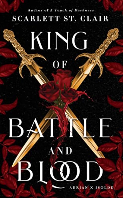 Book cover for "King of Battle and Blood" by Scarlett St. Clair