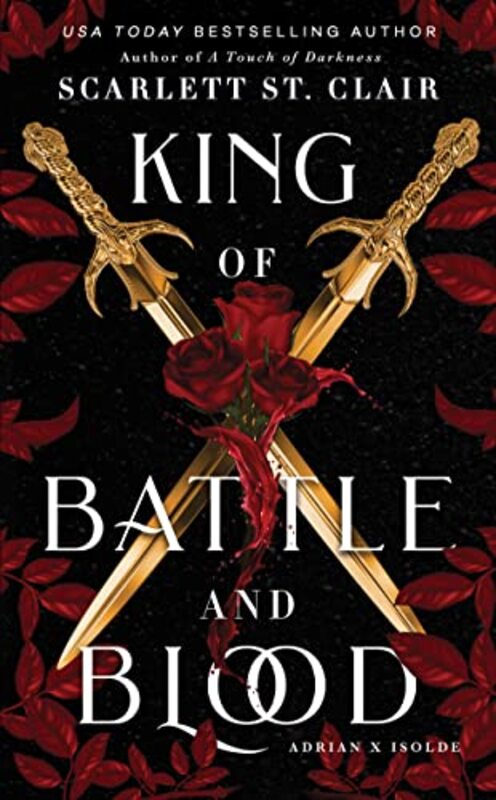 Book cover for "King of Battle and Blood" by Scarlett St Clair