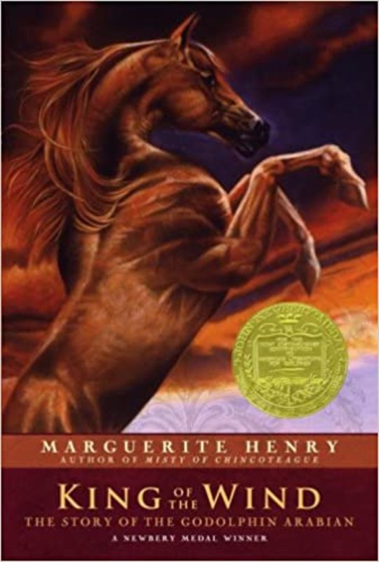 Book cover for "King of the Wind" by Marguerite Henry