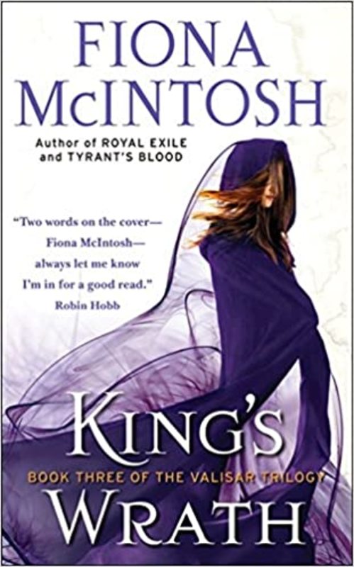 Book cover for "King's Wrath" by Fiona McIntosh