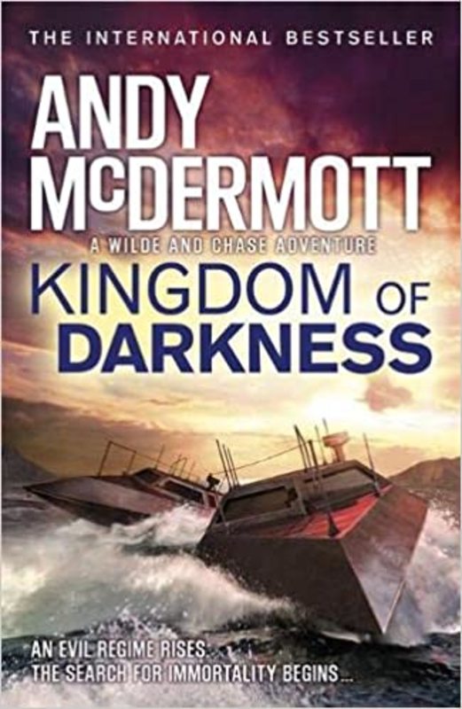 Book cover for "Kingdom of Darkness" by Andy McDermott