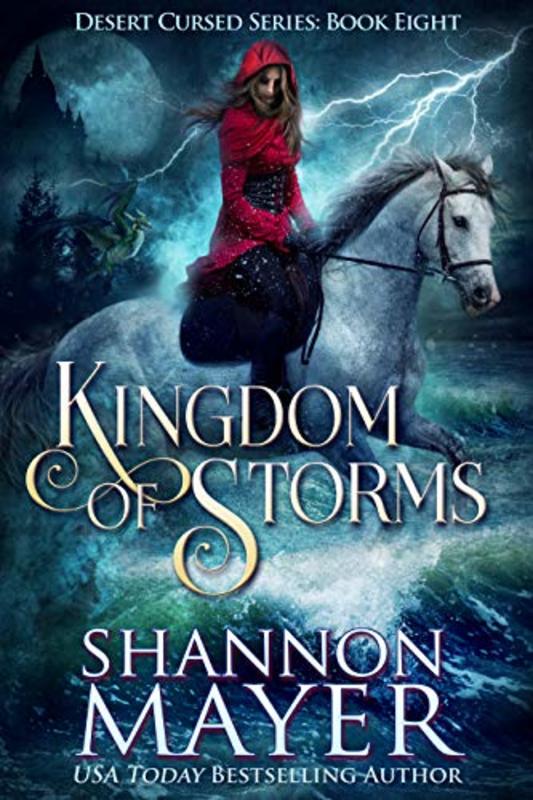Book cover for "Kingdom of Storms" by Shannon Mayer
