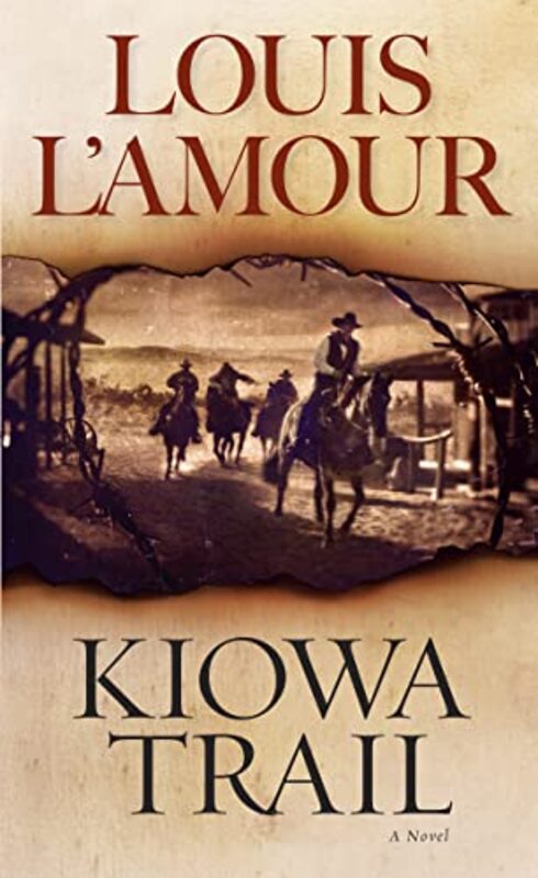 Book cover for "Kiowa Trail" by Louis LAmour