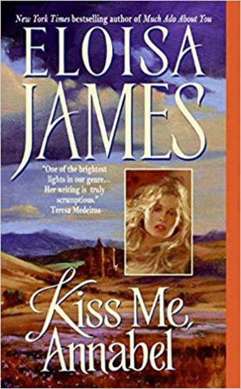 Book cover for "Kiss Me, Annabel" by Eloisa James