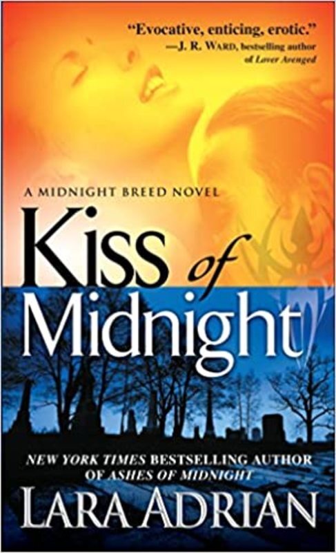 Book cover for "Kiss of Midnight" by Lara Adrian