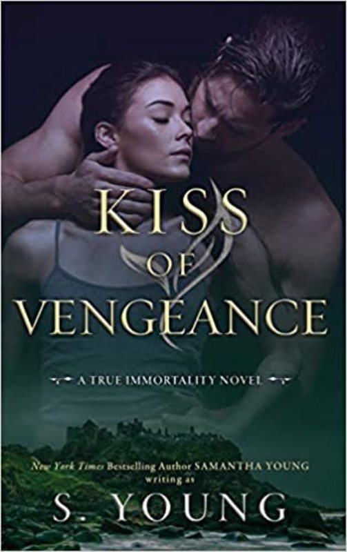 Book cover for "Kiss of Vengeance" by Samantha Young