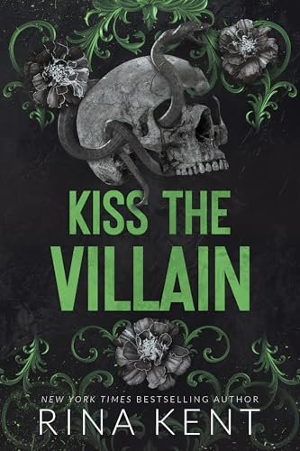 Book cover for "Kiss the Villain" by Rina Kent