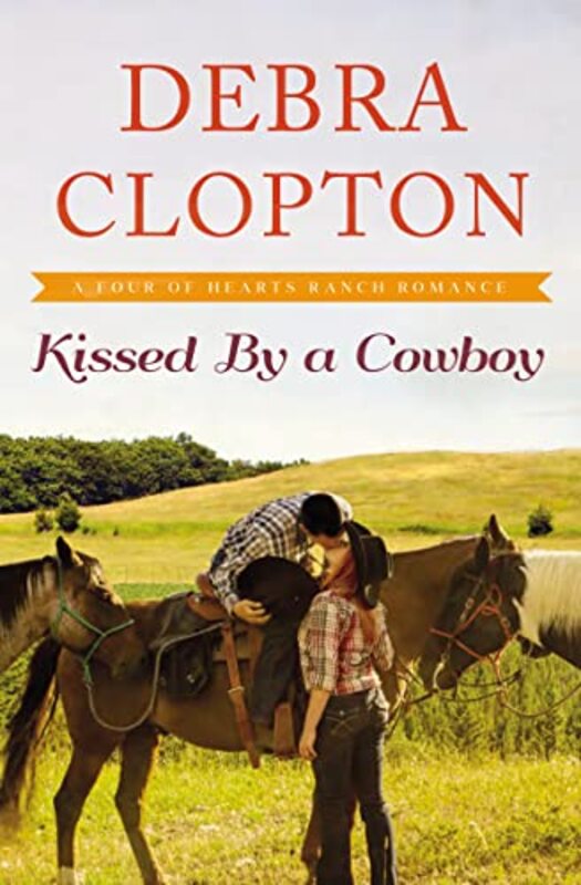 Book cover for "Kissed by a Cowboy" by Debra Clopton