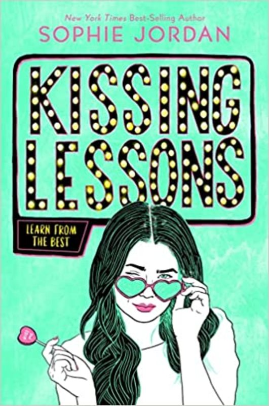 Book cover for "Kissing Lessons" by Sophie Jordan