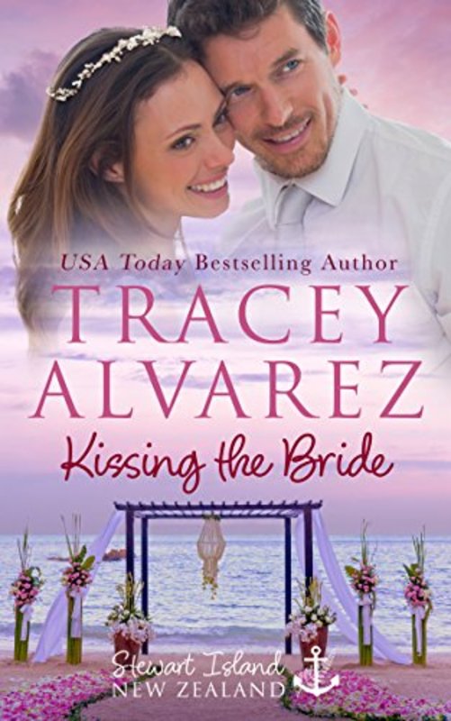 Book cover for "Kissing The Bride" by Tracey Alvarez