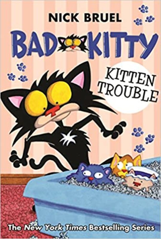 Book cover for "Kitten Trouble" by Nick Bruel